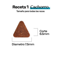 Alimento Receta 1 Cachorro 15kg