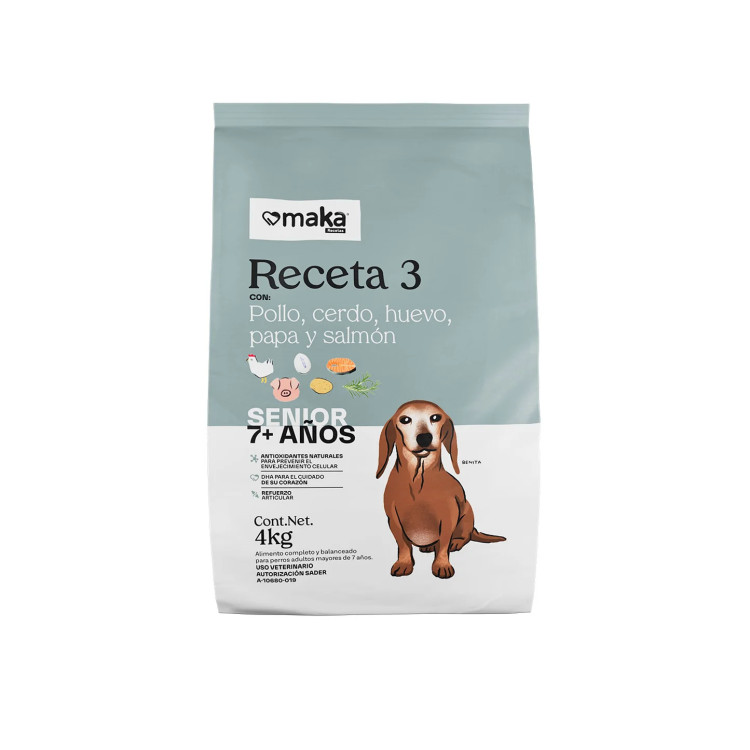 Receta 3 Senior 4kg