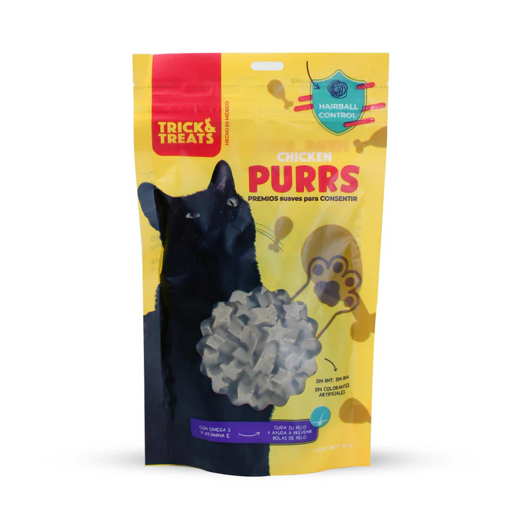Purrs premios para gato de pollo